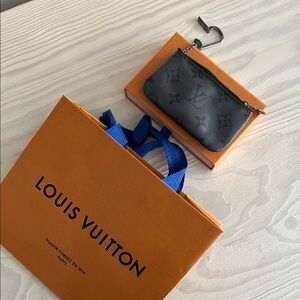 Louis Vuitton Dark Gray Two Tone Monogram Pouch